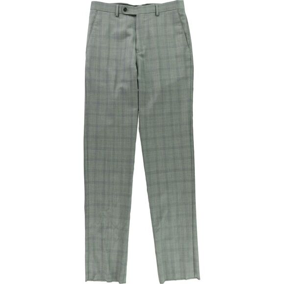 Vince Camuto Mens Windowpane Dress Pants Slacks NWT